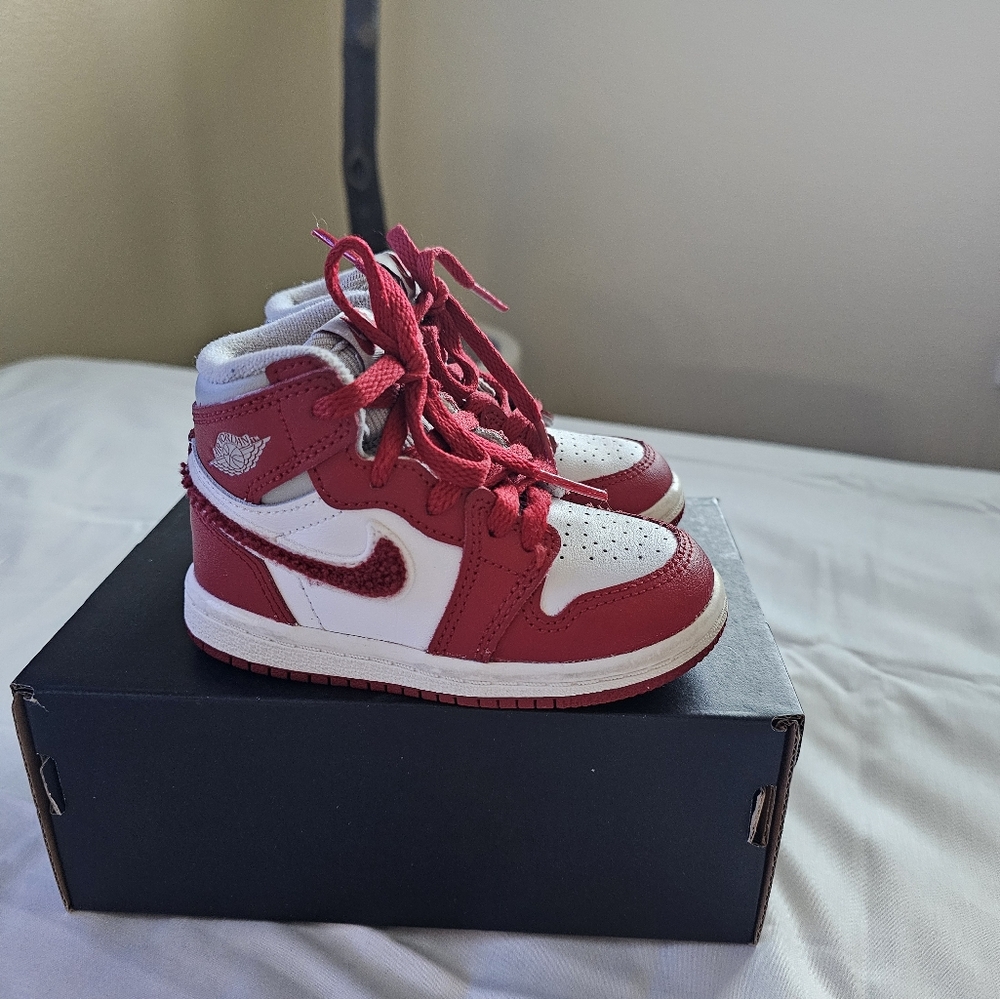 Jordan Toddler Air 1 High Retro OG VARSITY RED